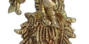 Krishna Brass Metal Religious Statue
