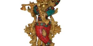 Lord Brass Hanuman Statue
