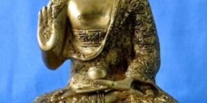 Lord Gautam Buddha Abhay Mudra Brass Statue