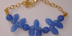 Fancy Glass Bead Bracelet