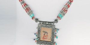 Silver Gemstones Necklace Sgm-6