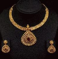 Designer Indian Real Gold Jewellery