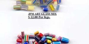 Fancy Glass Beads Chevron Beads