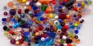 Fancy Decorative Glass Beads Mix