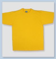 Kids Yellow Plain Cotton Shirt