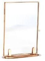 Copper Glass Photo Frame