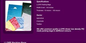 LLDPE Packing Bags