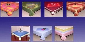 Multicolor Polyester Dining Table Cover