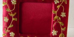 Red Designer Handmade Photo Frame