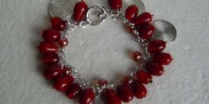 Ladies Adjustable Glass Beaded Bracelet