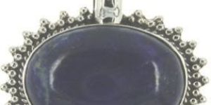 LAPIS LAZULI Oval Gemstone Pendant