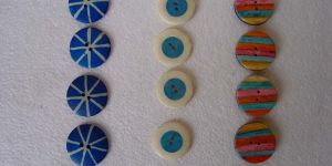 The Comfort Round Designer Tassel Button