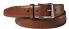 Mens Formal Wear Brown Plain Leather Belt