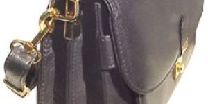 Ladies Grey PU Leather Designer Sling Bag