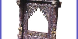 Solid Wood Wooden Jharokha Frame