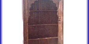 Brown Antique Wooden Display Rack