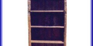 Solid Wood Brown Antique Wooden Bookshelves