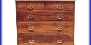 Dark Brown Designer Wooden Chest Drawer