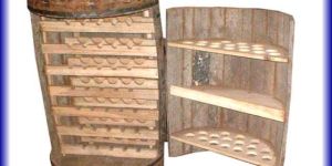 Wooden Wine Bar Cabinet