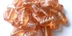 Peach Pink Oval Beads