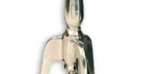 Polished Aluminium Round Table