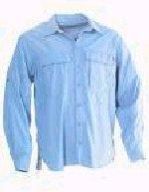 Mens Plain Light Blue Cotton Shirt