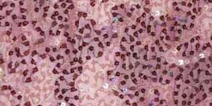 Pink Sequin & Beaded Mesh Fabric