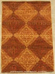Elegant Wool Knotted Floor Carpet