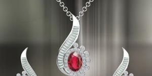 Diamond Pendant Sets 06