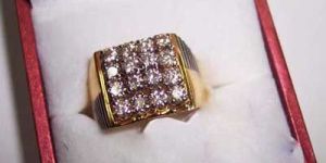 Gents Engagement Diamond Ring