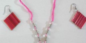 Golden Grass Jewelry Set