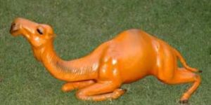 Leather Camel Statue