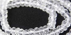 Crystal Faceted Rondelle Beads