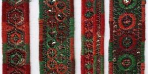 Dark Chart, Embroidered Lace