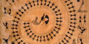 Dance in Night Painting- Warli Paintings