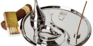 Stainless Steel Puja Thali