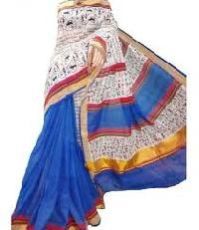 Cotton Block Printed Saree