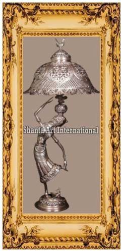 Silver Table Lamp