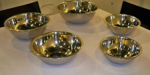 Stainless Steel Footed Bowl