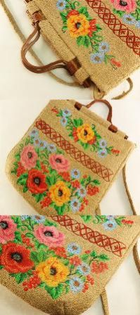 Jute Embroidered Bags