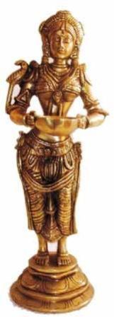 Brass Laxmi Statue