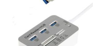 JU27 USB 3.0 3 PORT HUB + CARD READER
