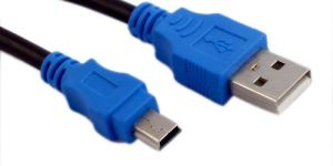 JUO4/1.5 USB MALE TO MINI B 2.0 OTG CABLE