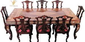 Eight Seater Handicraft Dining Table