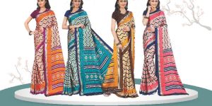 PRINTED UNIFORM SAREE