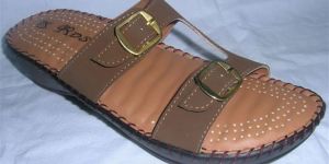 Ladies Leather Flat Sandals