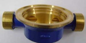 brass water meter nut nipple