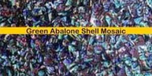 Green Abalone Mosaic Stones
