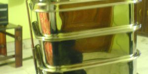 Square Stainless Steel Tiffin