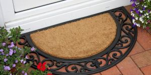 Rubber Moulded Coir Brush Grill Mat